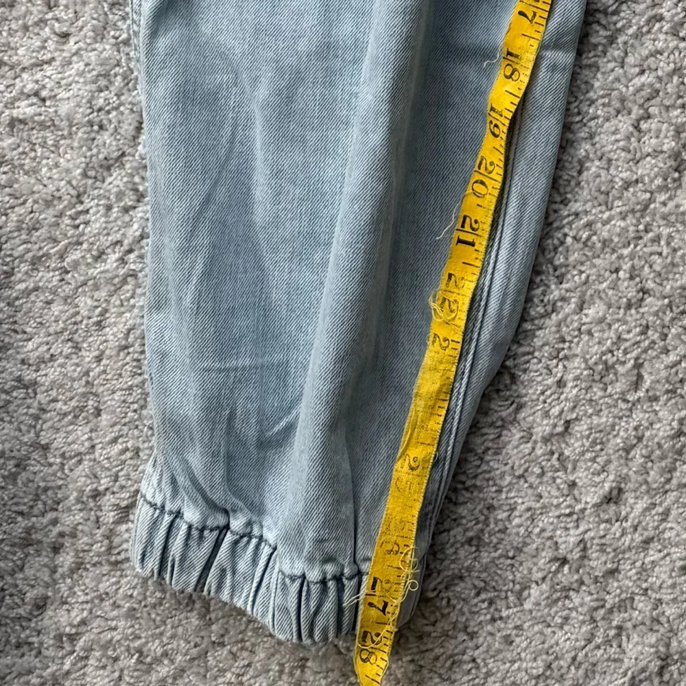 J.crew Factory Lightweight drapey cargo jogger jean Size 33 - Picture 6 of 6